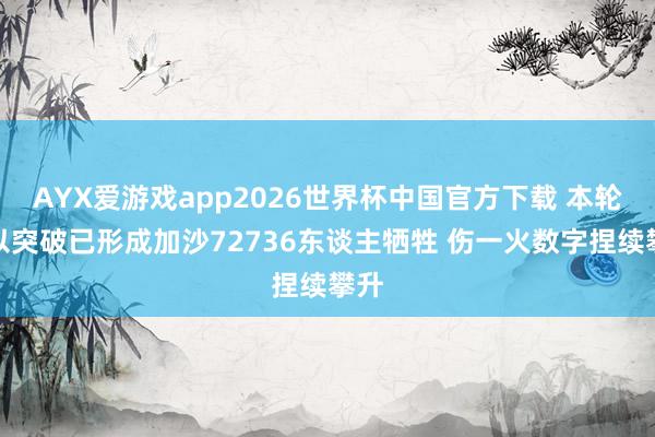 AYX爱游戏app2026世界杯中国官方下载 本轮巴以突破已形成加沙72736东谈主牺牲 伤一火数字捏续攀升