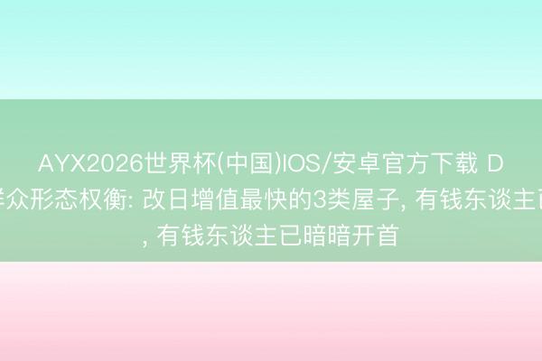 AYX2026世界杯(中国)IOS/安卓官方下载 DeepSeek群众形态权衡: 改日增值最快的3类屋子， 有钱东谈主已暗暗开首