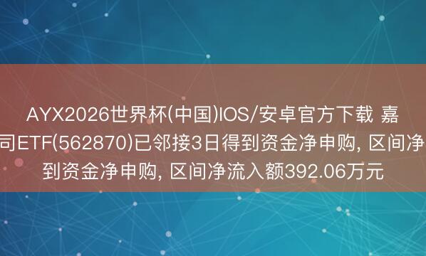 AYX2026世界杯(中国)IOS/安卓官方下载 嘉实中证全指证券公司ETF(562870)已邻接3日得到资金净申购， 区间净流入额392.06万元