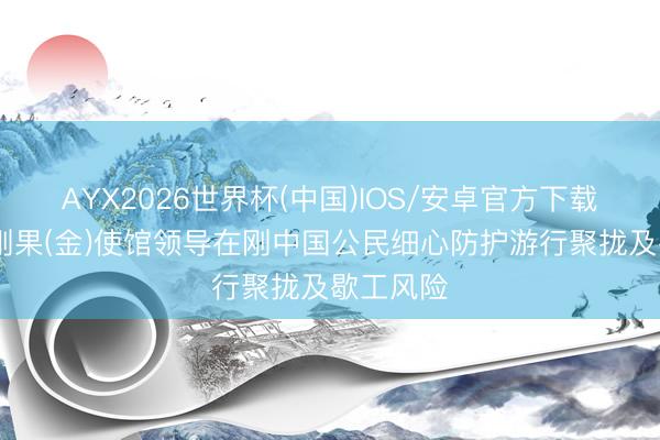AYX2026世界杯(中国)IOS/安卓官方下载 中国驻刚果(金)使馆领导在刚中国公民细心防护游行聚拢及歇工风险