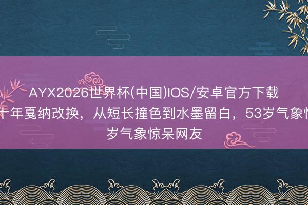 AYX2026世界杯(中国)IOS/安卓官方下载 李冰冰十年戛纳改换，从短长撞色到水墨留白，53岁气象惊呆网友