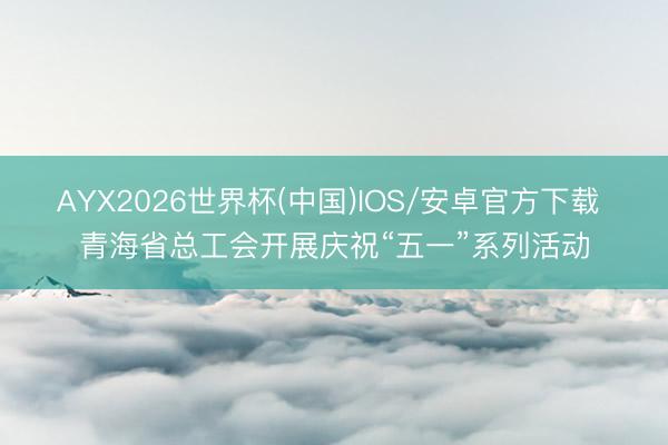 AYX2026世界杯(中国)IOS/安卓官方下载 青海省总工会开展庆祝“五一”系列活动