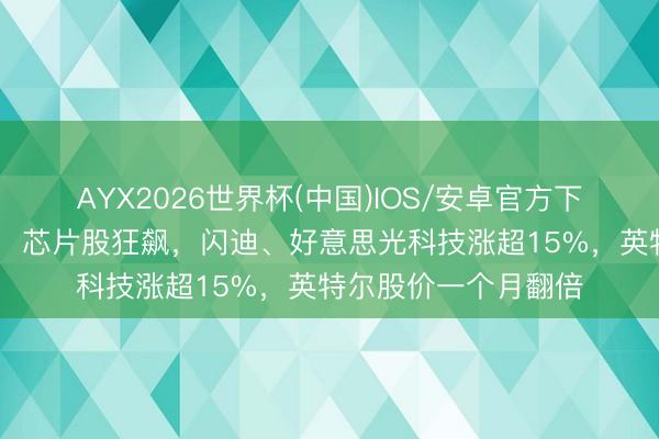 AYX2026世界杯(中国)IOS/安卓官方下载 纳狡计普立异高，芯片股狂飙，闪迪、好意思光科技涨超15%，英特尔股价一个月翻倍
