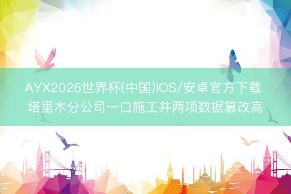 AYX2026世界杯(中国)IOS/安卓官方下载 塔里木分公司一口施工井两项数据篡改高